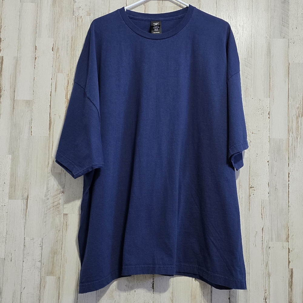 Hanes Beefy Tee Bundle Navy & Maroon Short Sleeve Crewneck Tee Shirts Size 4XL